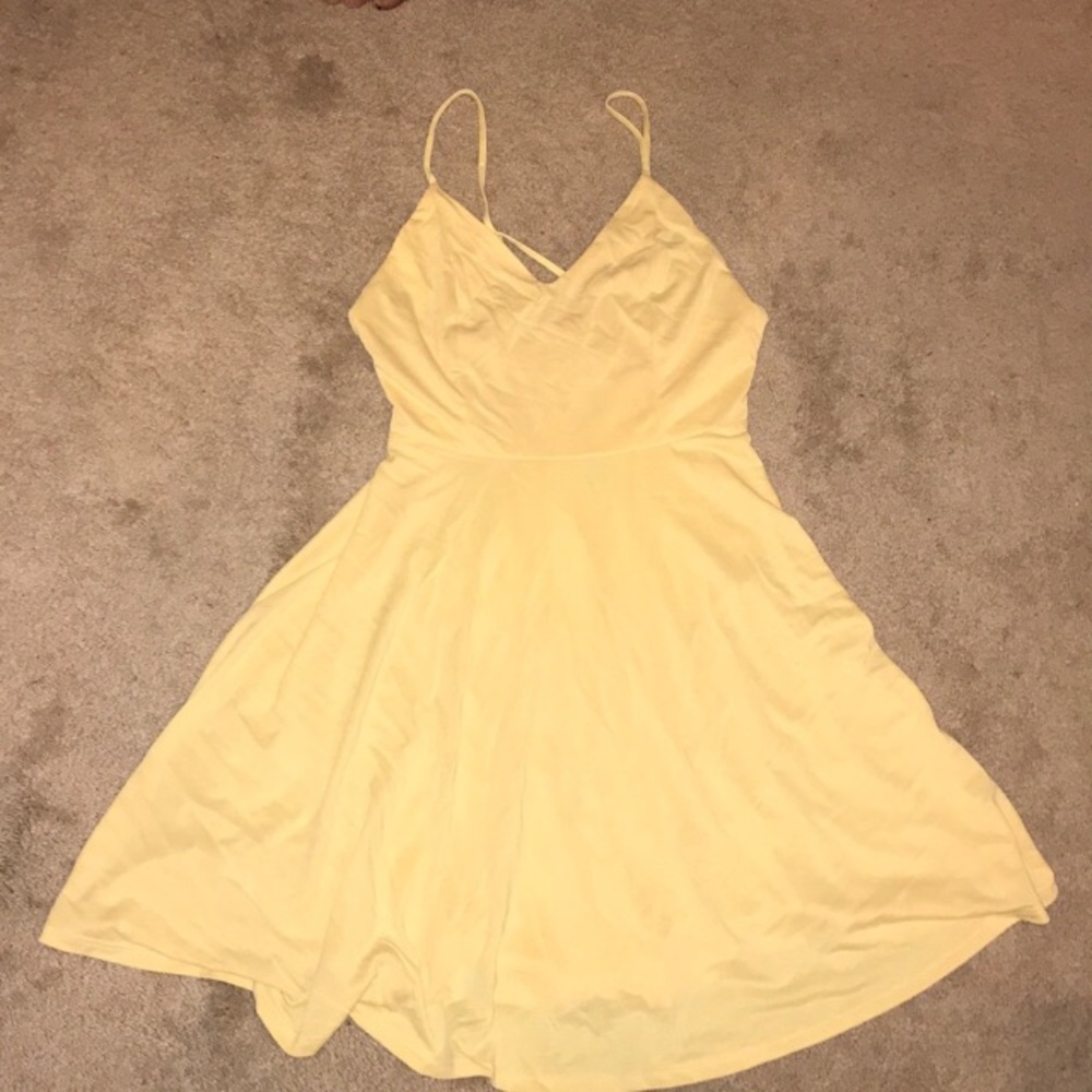 Cute yellow summer dress